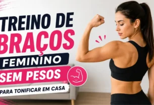 treino de braços feminino sem pesos