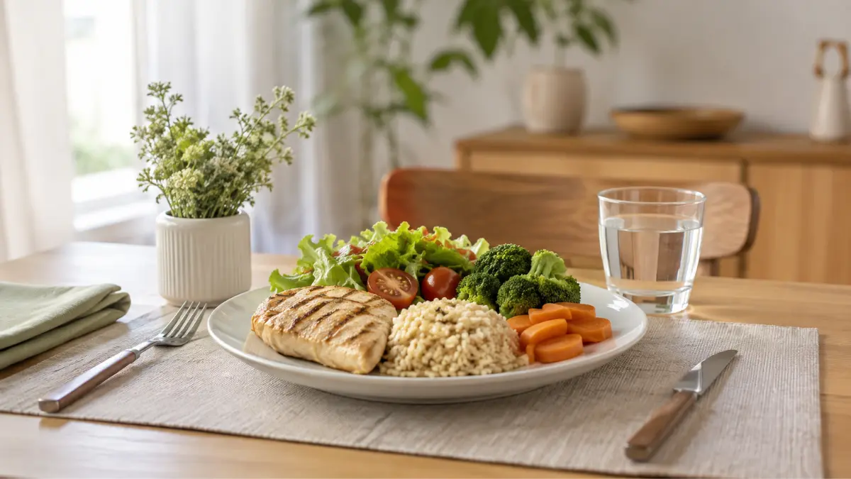 Refeição equilibrada como parte da rotina para controlar a compulsão alimentar